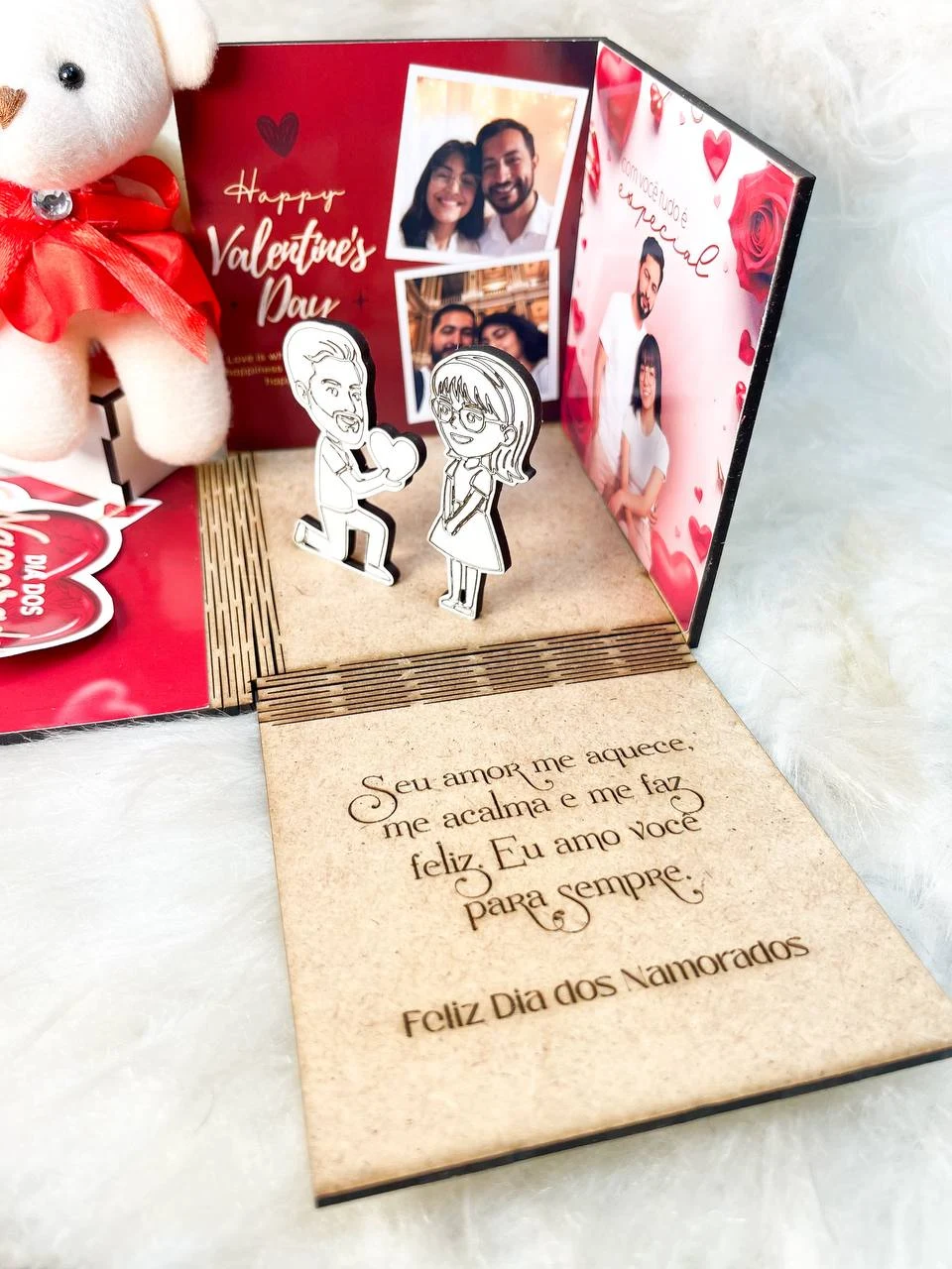 Caixa Explosiva Dia dos Namorados Personalizada com Foto e Frase - Imagem 3