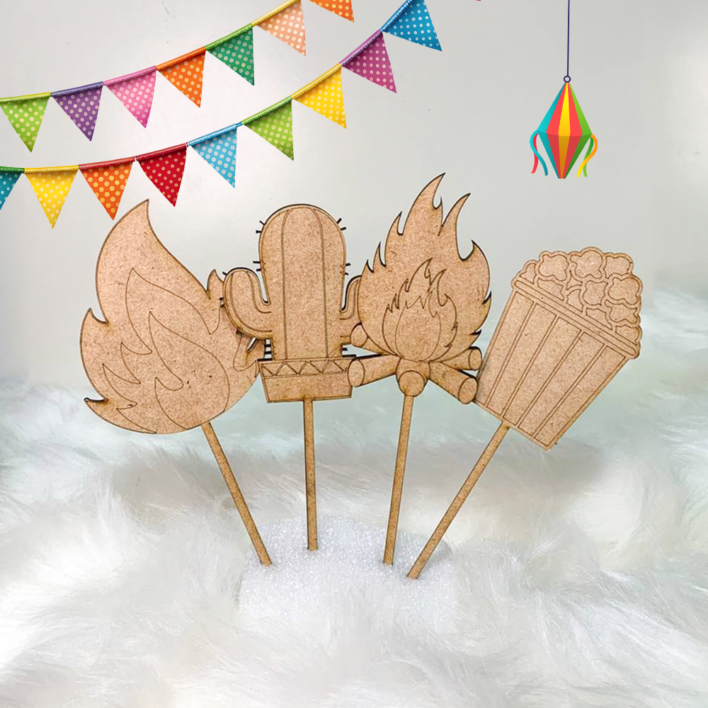 kit 20 palitos lembrancinha  Festa Junina para decoração presente, lembrancinha, evento, escola